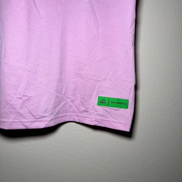 #0048 - Adidas | X Marimekko Graphic Women Sportswear T-Shirt Frost Pink - Picture 7 of 7
